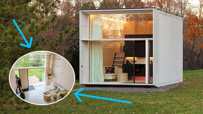 Minidomek Koda jednoduše rozeberete za 4 dny.