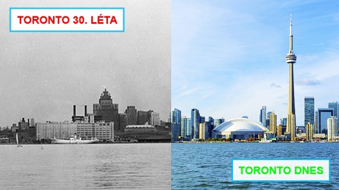 Jak léta plynou, tváře měst se dramaticky mění.