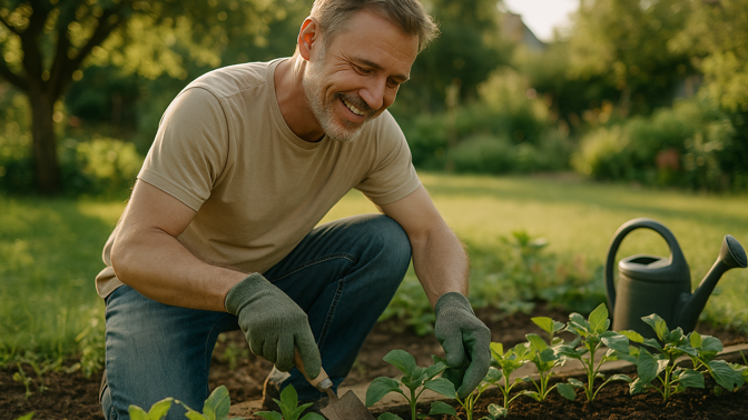 Zahradničení jako cvičení: Jak zhubnout a posílit tělo doma