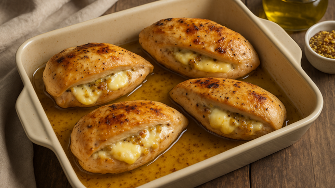 Rychlá večeře: Kuřecí kapsy se sýrem hotové za půl hodiny