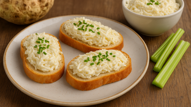 Rychlé a levné pohoštění: celerová pomazánka hotová za pár minut