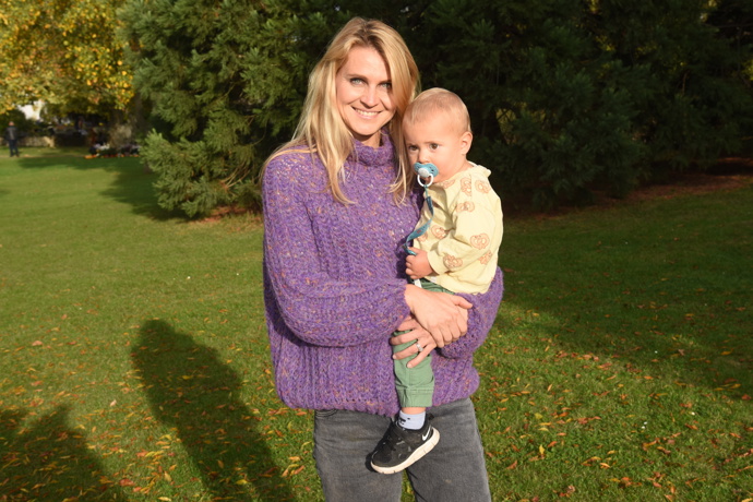 Oliverek na archivním snímku. Lucie děti často vodí do společnosti. 