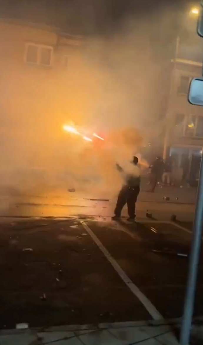 Bouřlivý Silvestr v Bruselu.