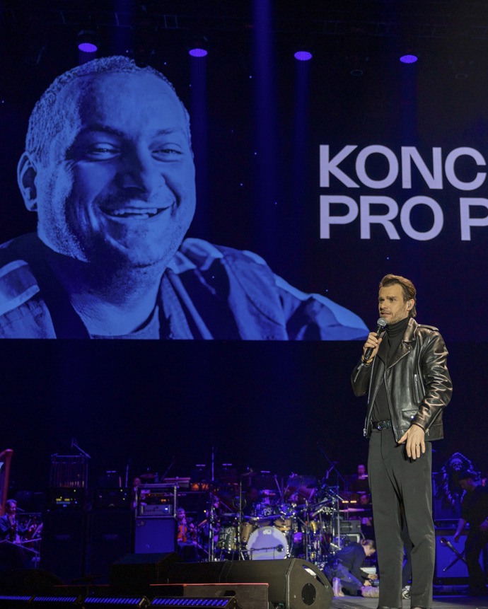 Leoš Mareš akci moderoval. 