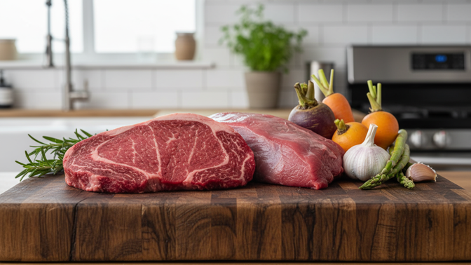 Kuřecí prsa vs. hovězí a zvěřina: Co je zdravější volba