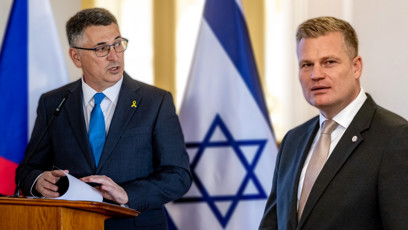 FOTO: Gideon Sa'ar a Filip Turek.