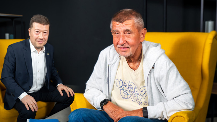 Babiš promluvil o Turkovi a Okamurovi. 