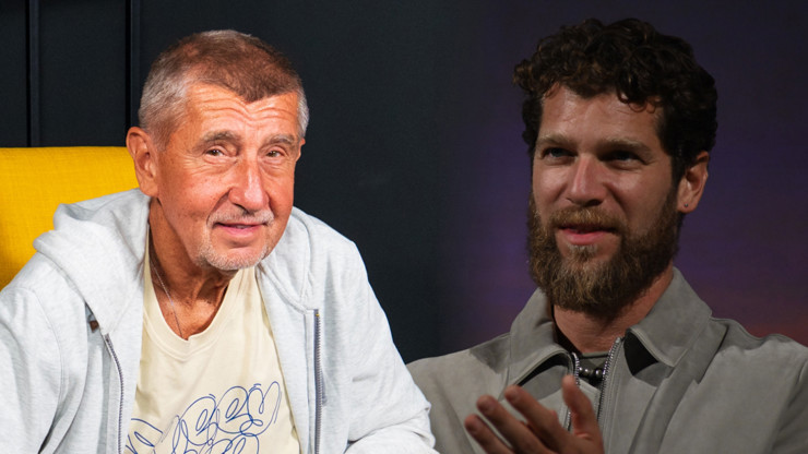Ustrašený Babiš? Premiér dorazil za Majkem Spiritem po boku pyrotechnika