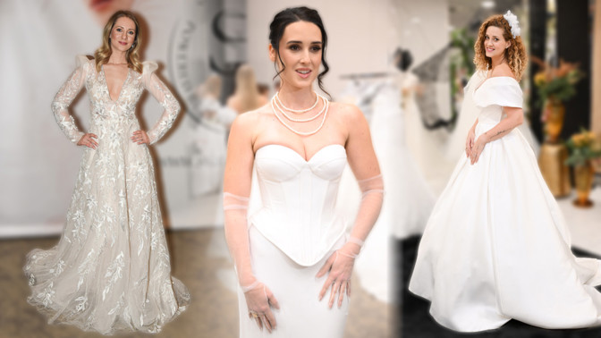 Nejkrásnější svatební šaty pro rok 2026: Cukrářka Besky v korzetu a perlách, nosit se bude i krajka