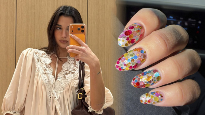 Tyhle nehty nosí Dua Lipa  a vy je budete chtít taky: Nečekaně hravá manikúra, která rozzáří zimní dny