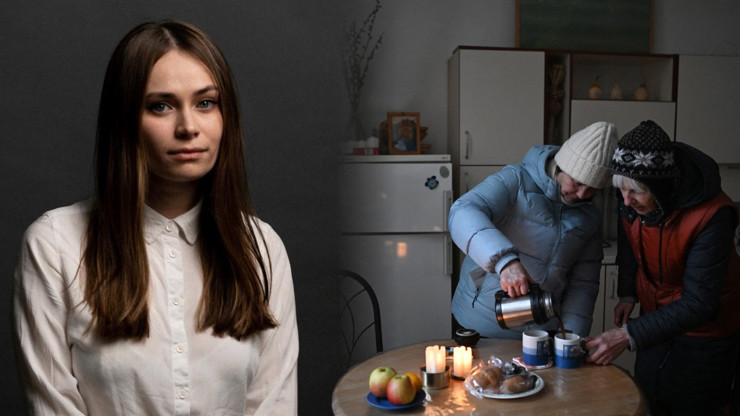 Děsivé svědectví z ostřelovaného Kyjeva: Odříznutí od proudu, pobyt v mrazu a strach z budoucnosti 