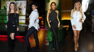 Módní policie ze křtu kalendáře: Dcera Andrey Verešové jako odvážná rebelka, Lela Vémola si prodloužila nohy tělovými lodičkami