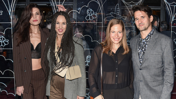 Celebrity na premiéře Pět let zpět.