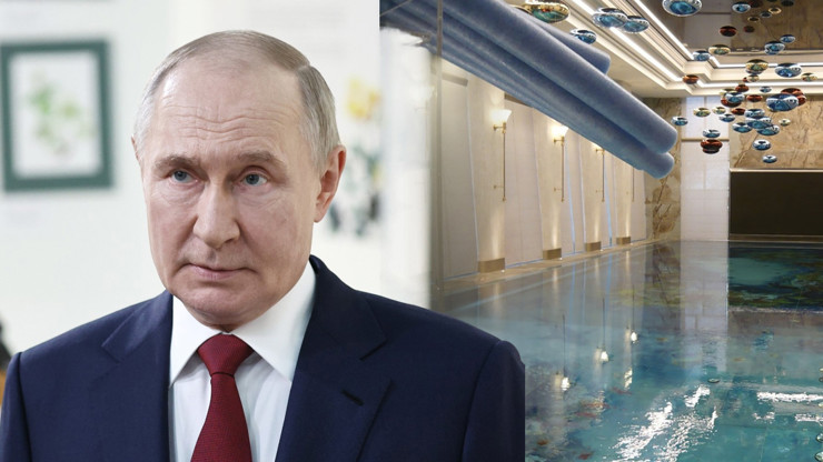 Přepychové sídlo Vladimira Putina: Soukromý operační sál, obří akvárium či lázně 