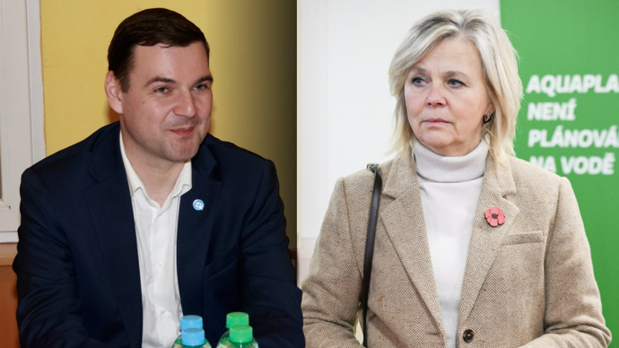 Petr Macinka a Eva Pavlová