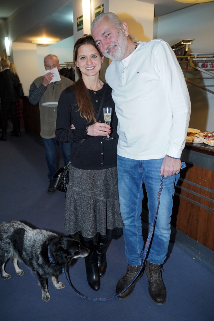 Daniel Hůlka s manželkou Barborou.