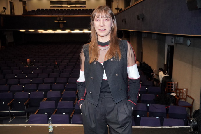 Františka Stropnická na křtu CD Draculy.