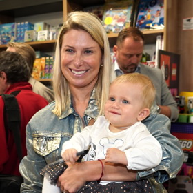 Před rokem a půl se bývalá tenistka stala podruhé maminkou, když se jí narodila dcera Bea.