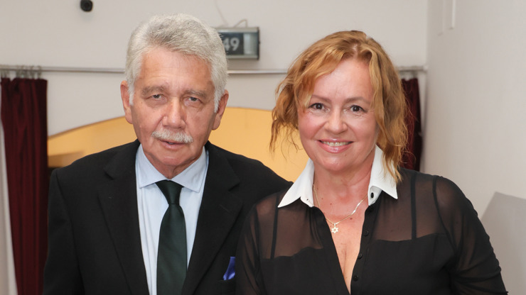 Herečka Jitka Sedláčková s přítelem Pavlem Töpferem.