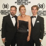 Lenka Vlasáková a Jan Dolanský vyvedli v loňském roce syna Maxe na červený koberec v Karlových Varech.