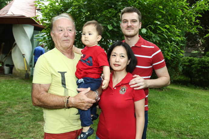 Tato rodinka (foto z roku 2020) dnes už neexistuje: Tchajwanská manželka se s Matoušem, vlastně Matyldou, rozvedla.