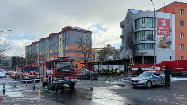 Místo, kde došlo k výbuchu.