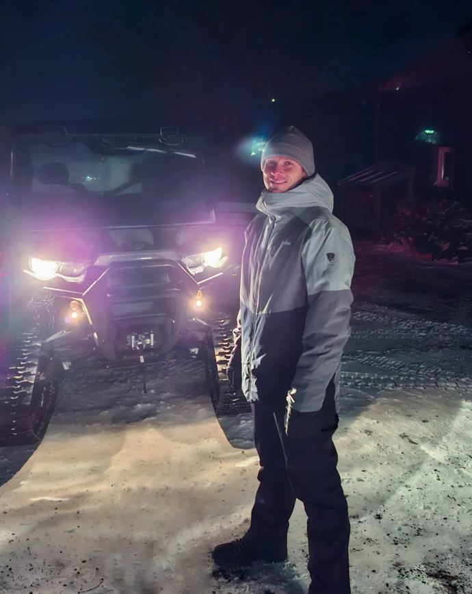 Pavel Callta si v Peci pod Sněžkou. 