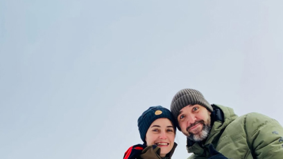 FOTO: Sarah Haváčová a Ondřej Brett na Ukrajině.