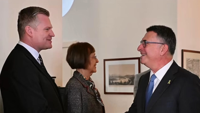 FOTO: Filip Turek a Gideon Sa'ar.