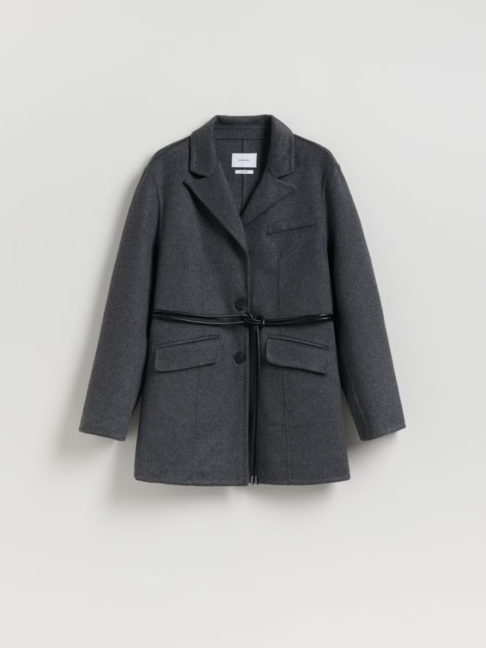 Blejzr oversize s příměsí vlny, Reserved, 2599 Kč