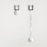 Asymetrické perlové náušnice, COS, 848 Kč