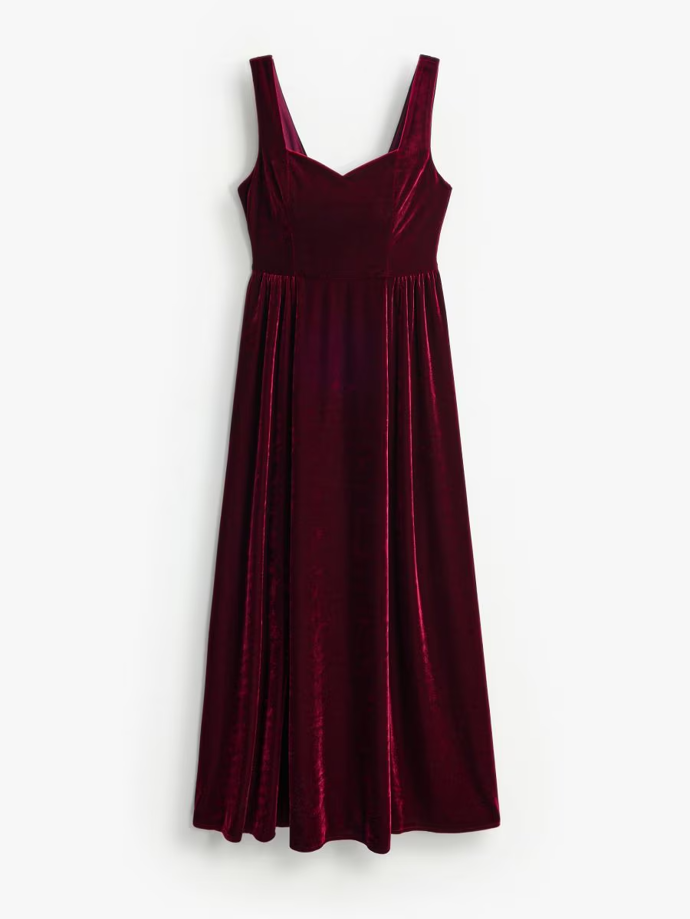 Velurové maxi šaty, Mohito, 1599 Kč