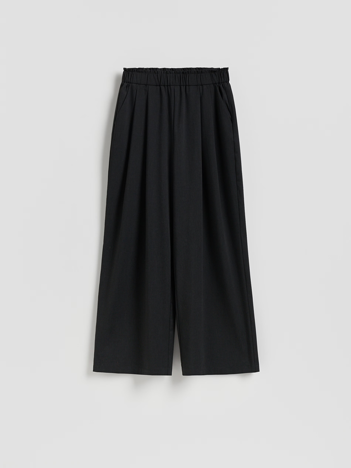 Široké kalhoty s příměsí vlny, Reserved, 899 Kč