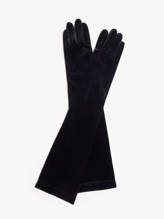 Dlouhé velurové rukavice, Mohito, 399 Kč