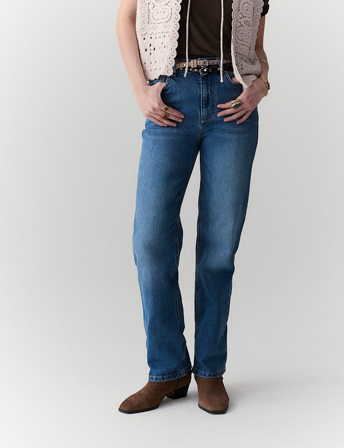 Džíny se středně vysokým pasem, Marks&Spencer, 1499 Kč