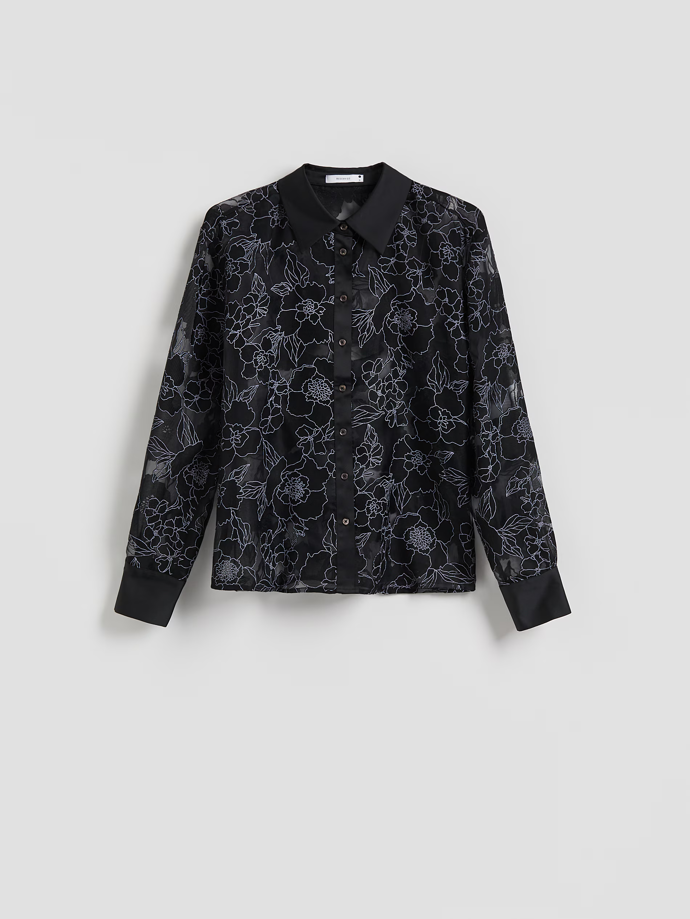 Košile s vysokým podílem viskózy, Reserved, 759 Kč