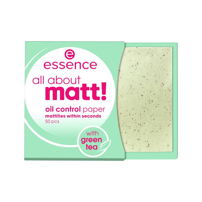 Matující papírky na obličej, essence, 54,90 Kč