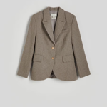 Jednořadé sako s vlnou, Reserved, 1799 Kč