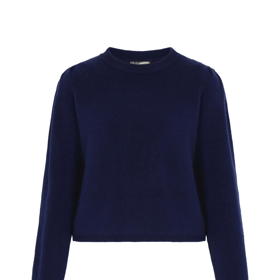 Šaty můžete vrstvit jako Andrea Bartošková i se zkráceným svetříkem ke krku, který nechá vyniknout i límeček šatů. Tento kousek seženete u značky DreiMaster za 2499 Kč.