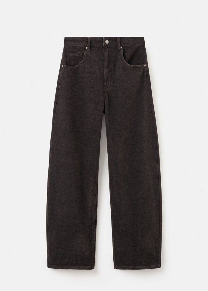 Sametové džíny balonového střihu, Mango, 1299 Kč