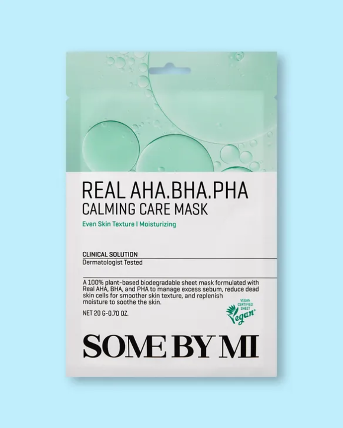 Zklidňující maska na obličej s kyselinami AHA, BHA a PHA, Some By Mi, 43 Kč