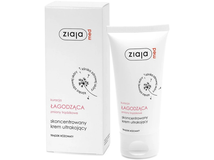 Koncentrovaný veganský zklidňující krém i pro pleť s růžovkou, Ziaja, 179 Kč