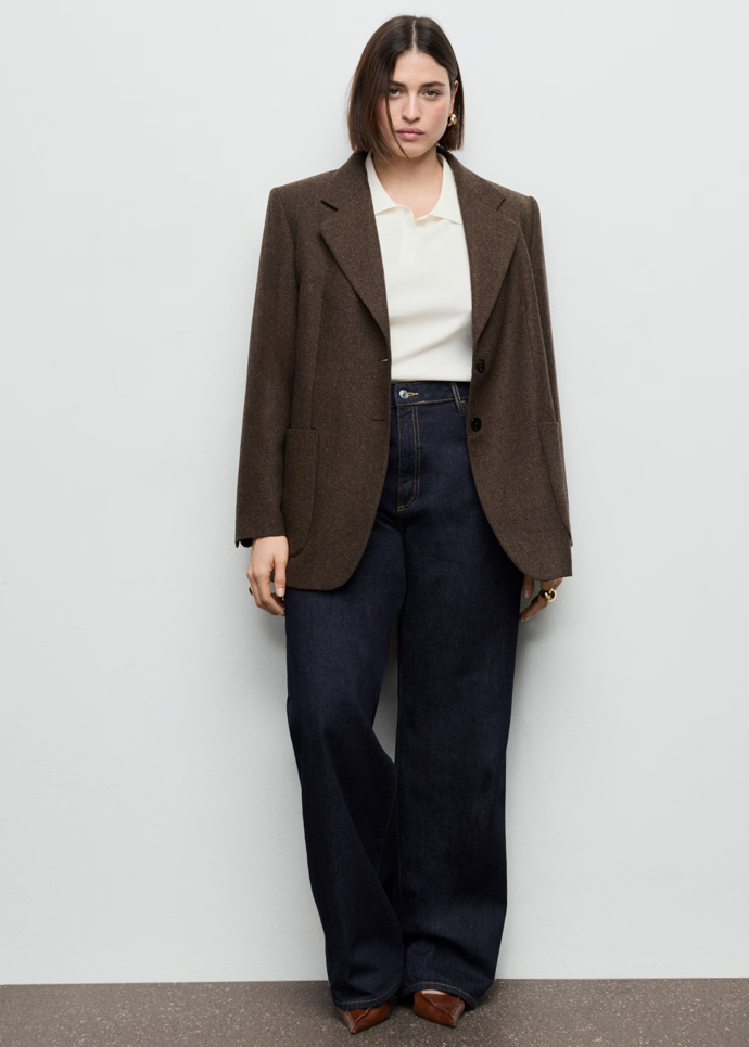 Tmavomodré džíny, Mango, 899 Kč