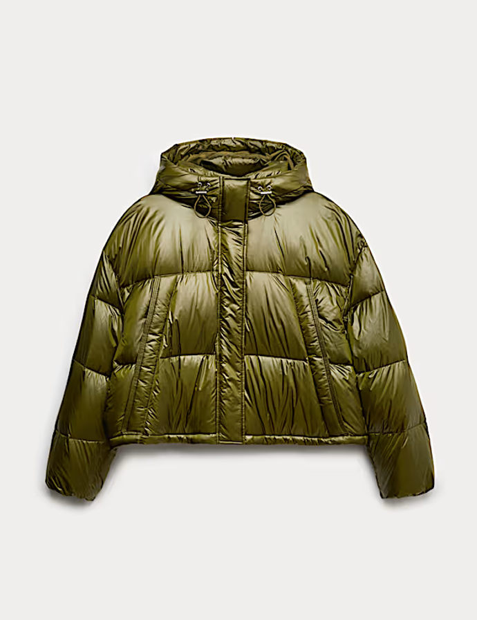 Péřová prošívaná bunda, Marks&Spencer, 3699 Kč