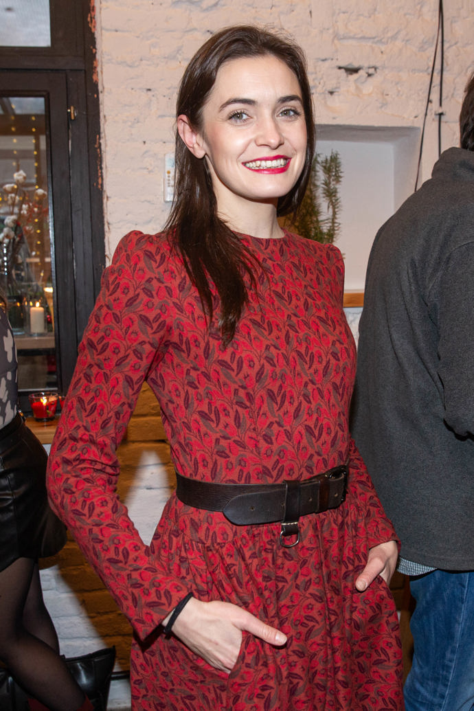 Herečka má krásný úsměv.