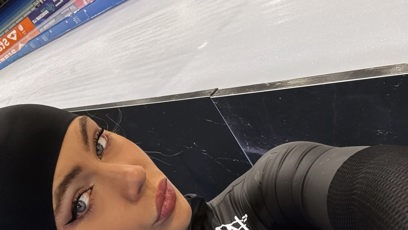 FOTO: Ledová královna v akci.