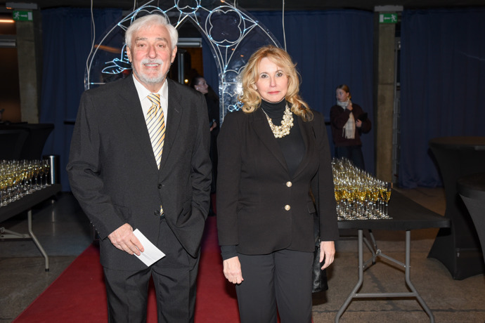 Jan Rosák s manželkou Jiřinou nedávno navštívili premiéru nového muzikálu Pět let zpět.