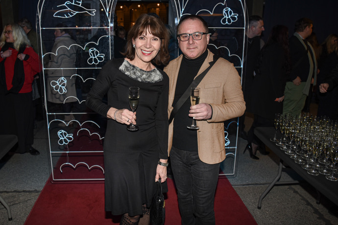 Herečka Michaela Dolinová a Jiří Zbořil. 