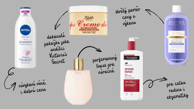 Nejlepší krémy na tělo podle redakce: Rozmazlete svou pokožku výživou nebo nádhernou vůní i za dobrou cenu