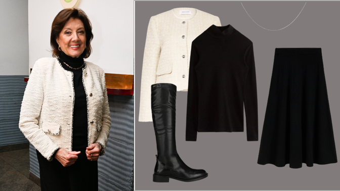 Černobílá klasika Marie Rottrové pro dámy 80+: Světlé buklé sáčko zpěvačku doslova rozzářilo